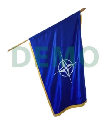 Drapel NATO pentru interior, 0.90m x 0.60m